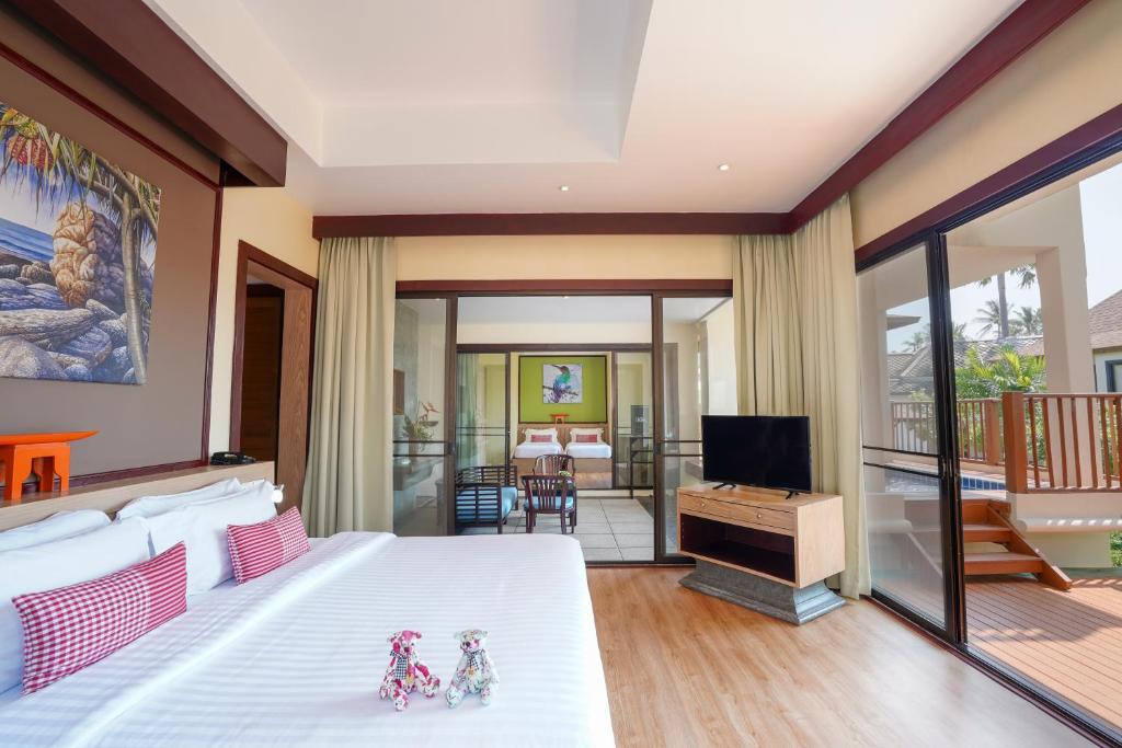 The Briza Beach Resort, Samui - SHA Plus - 两居室的别墅，配有泳池