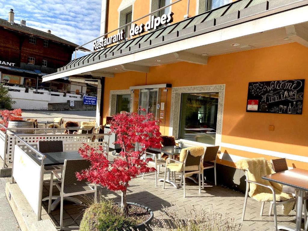Restaurace v ubytování Boutique und Bier Hotel des alpes