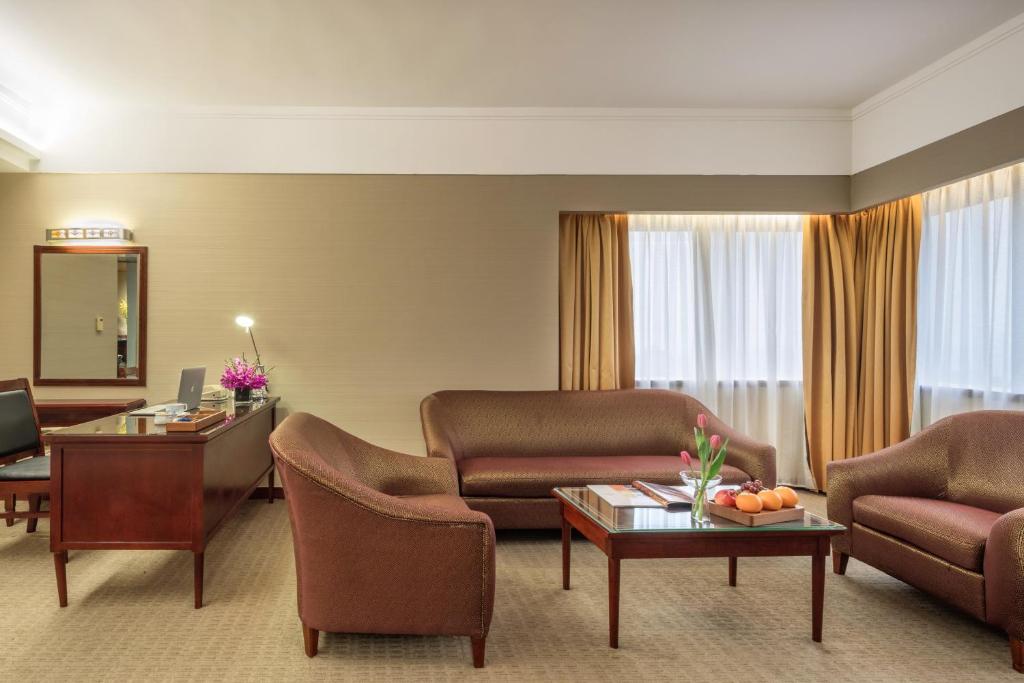 Posezení v ubytování Asia International Hotel Guangdong