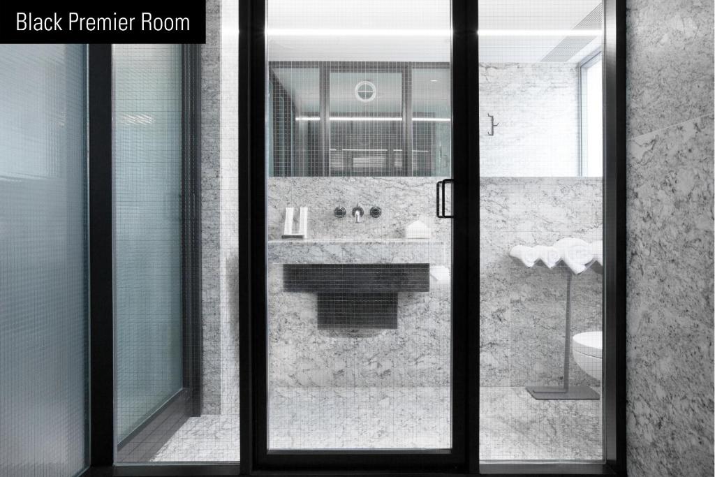A bathroom at TUVE Hotel