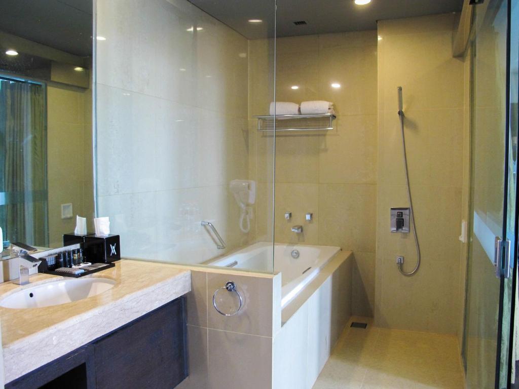 Koupelna v ubytování Akmani Hotel Jakarta