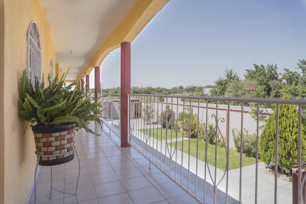 En balkong eller terrass på Hotel Posada Santa Elena