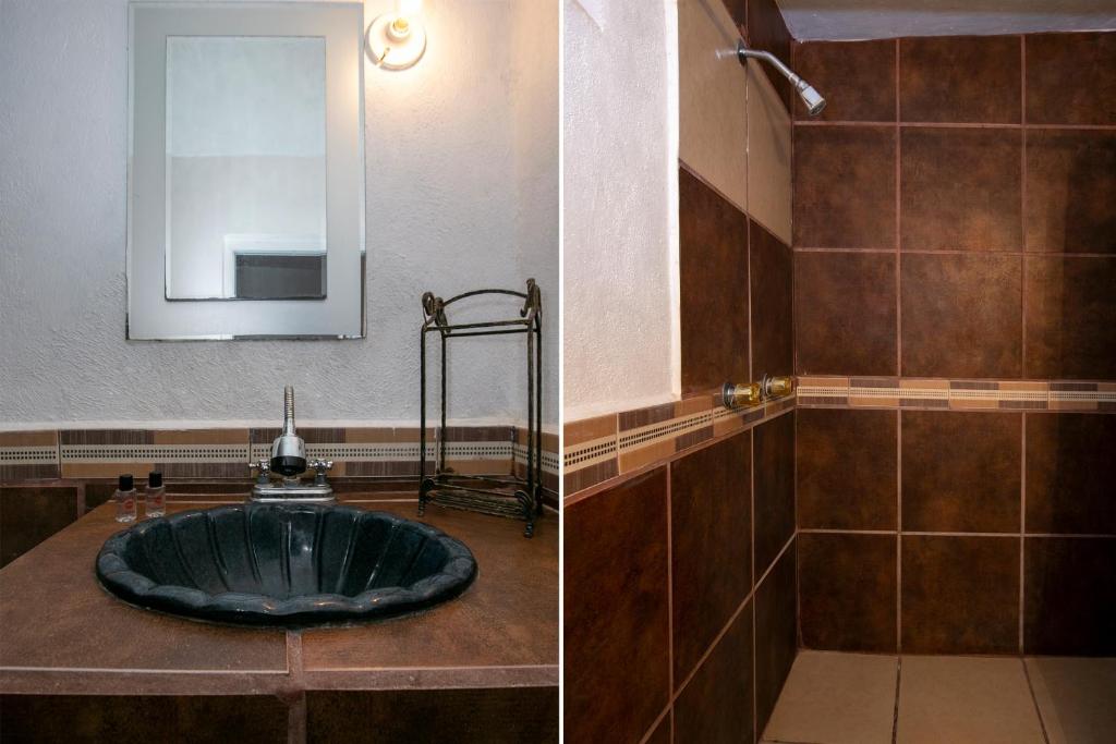Koupelna v ubytování Hotel Real Cortés