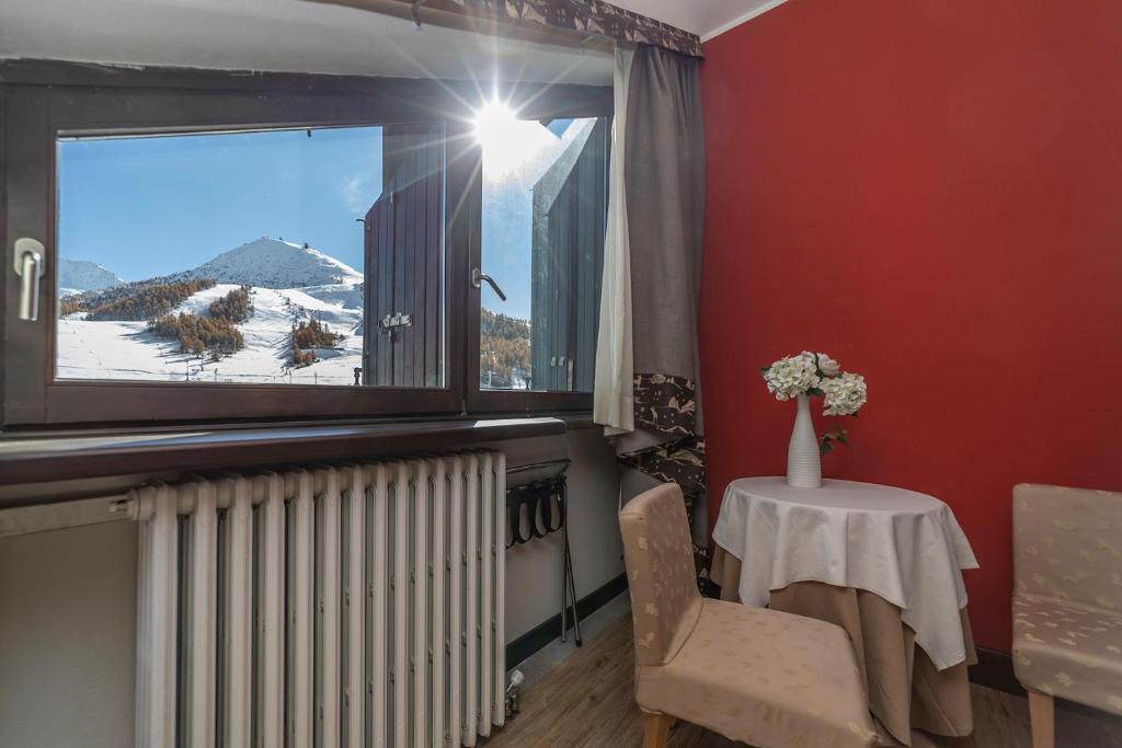 Posezení v ubytování Hotel Du Col