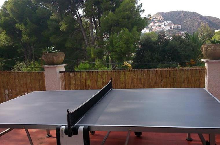 Stolní tenis v ubytování VILLA ALMADRABA PARA 16 PERSONAS nebo okolí
