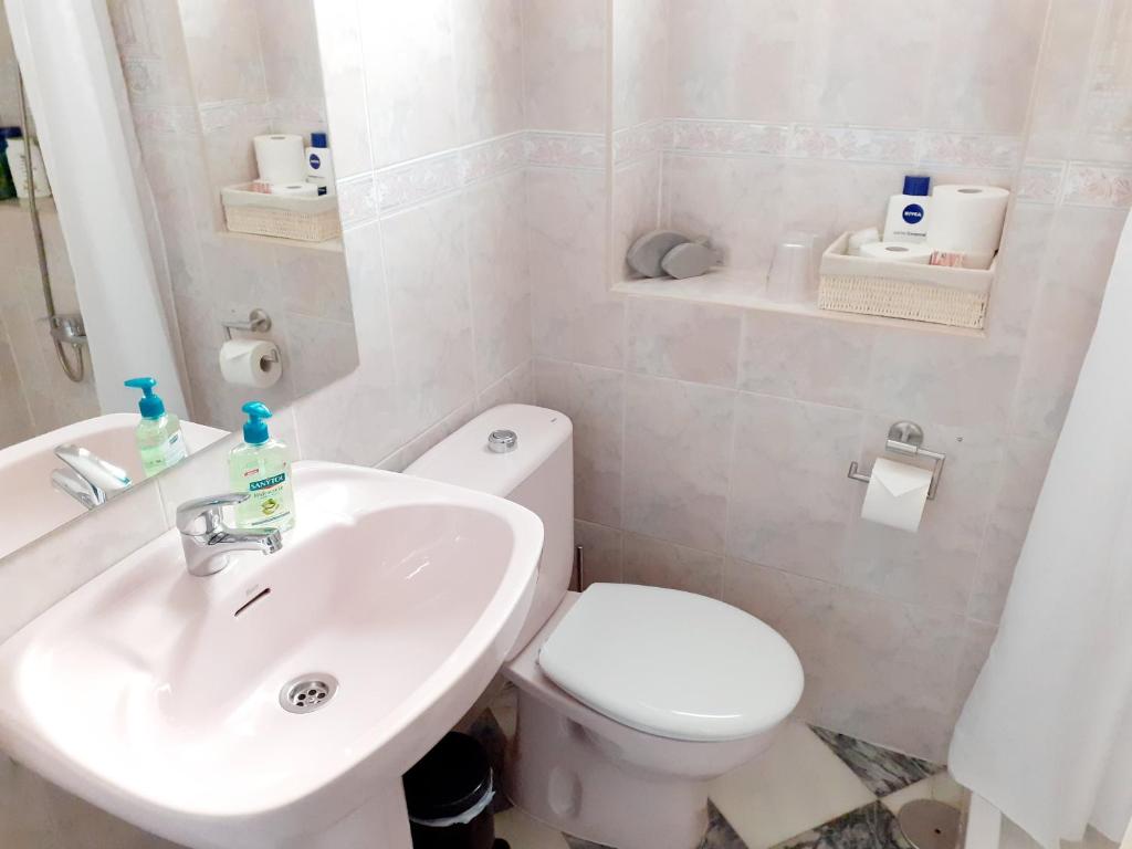 Koupelna v ubytování Apartamento Puerta al Mar