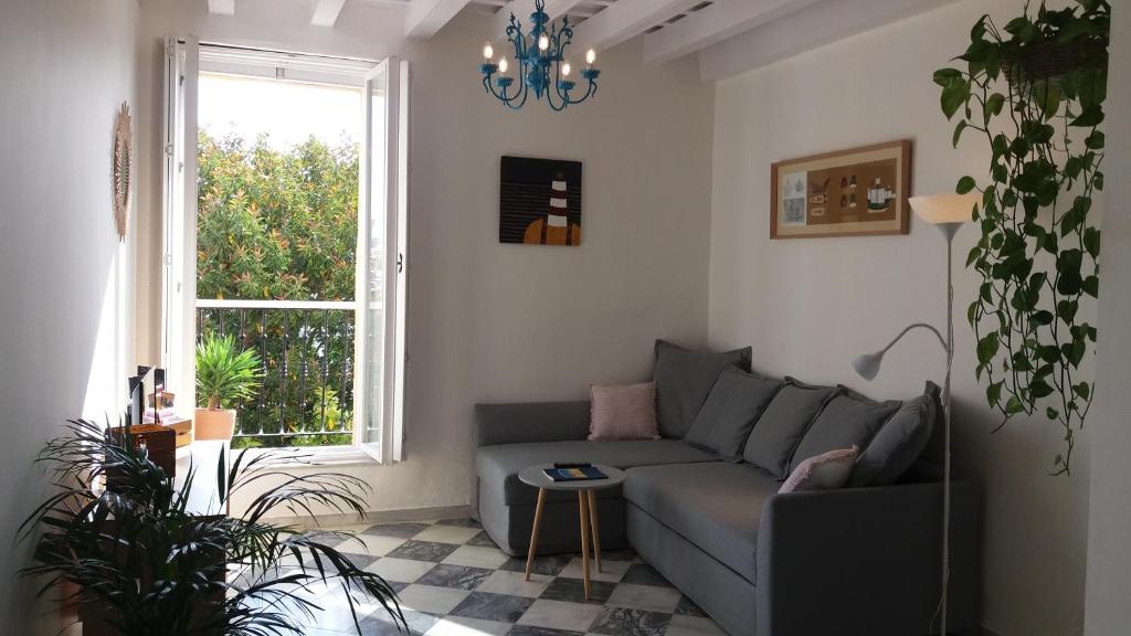 Posezení v ubytování Apartamento Puerta al Mar