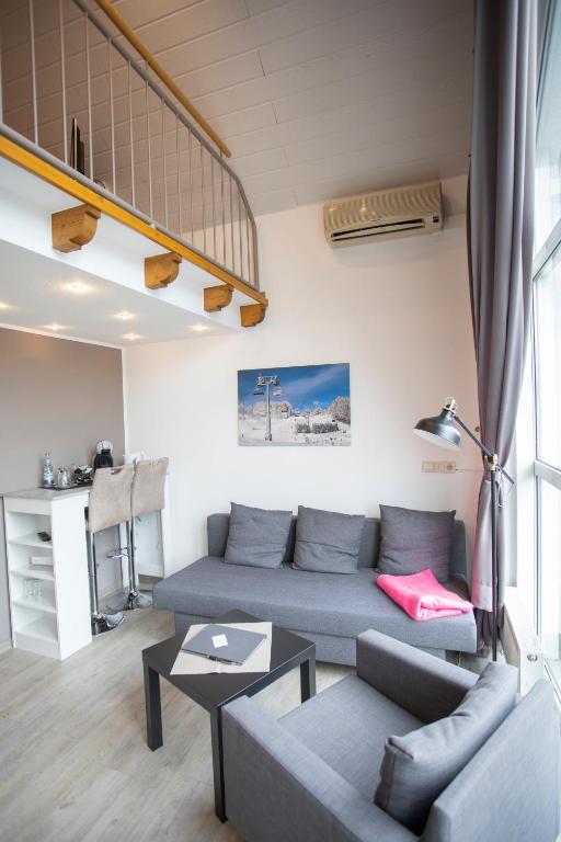 Posezení v ubytování Das Loft Hotel Willingen