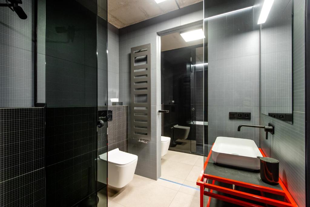 Kúpeľňa v ubytovaní Super-Apartamenty International Fair