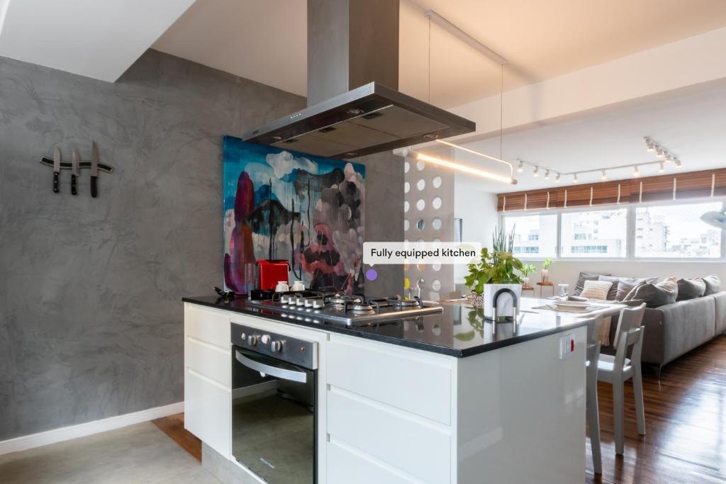  Apartamento amplo com 2 quartos - Jardim Paulista