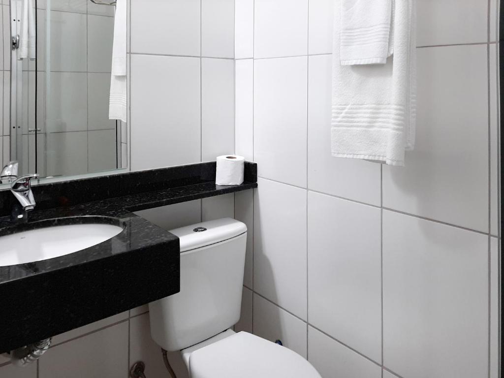 Koupelna v ubytování Tri Hotel Smart Chapecó