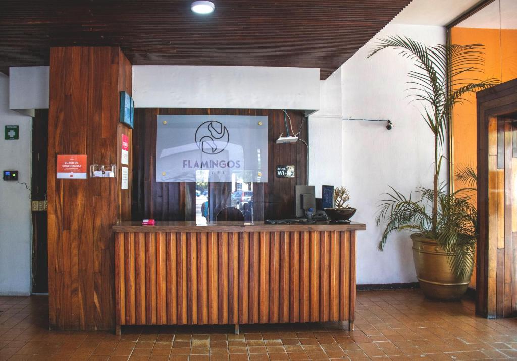 Vstupní hala nebo recepce v ubytování Hotel Flamingos