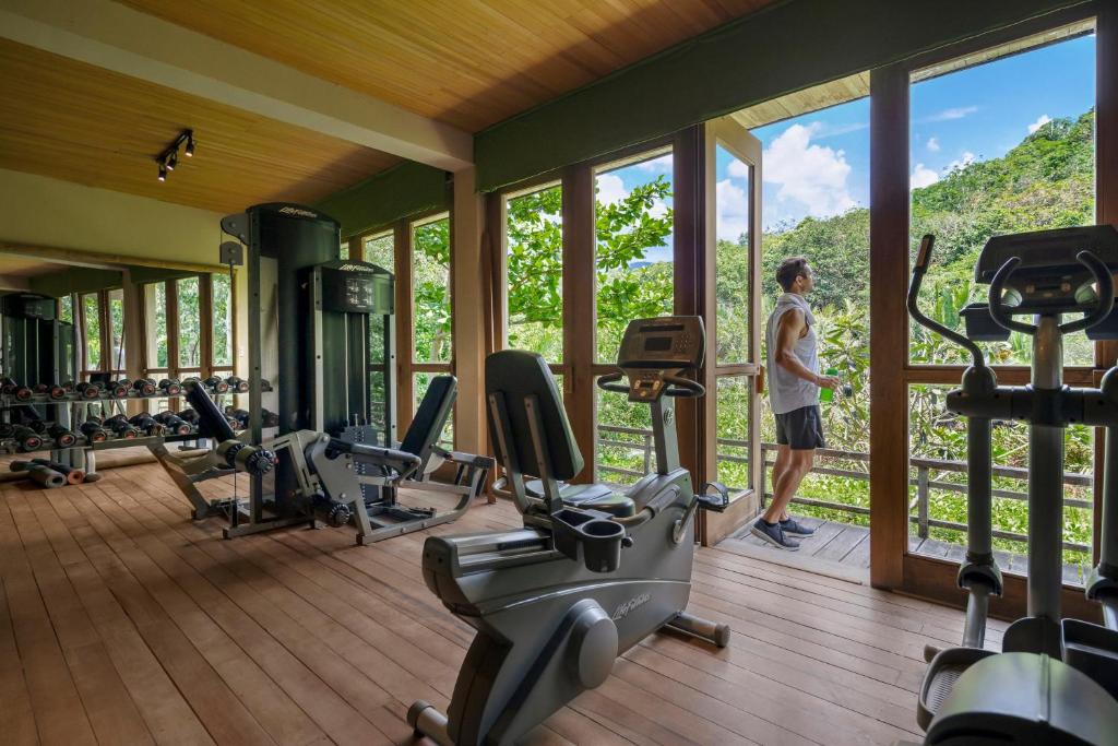 Das Fitnesscenter und/oder die Fitnesseinrichtungen in der Unterkunft Six Senses Con Dao - Turtle Island Paradise