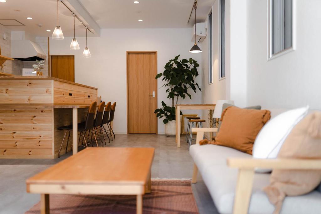 Kuchyň nebo kuchyňský kout v ubytování THY GUEST HOUSE