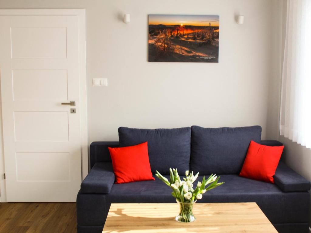 Posezení v ubytování Apartamenty Szarotka