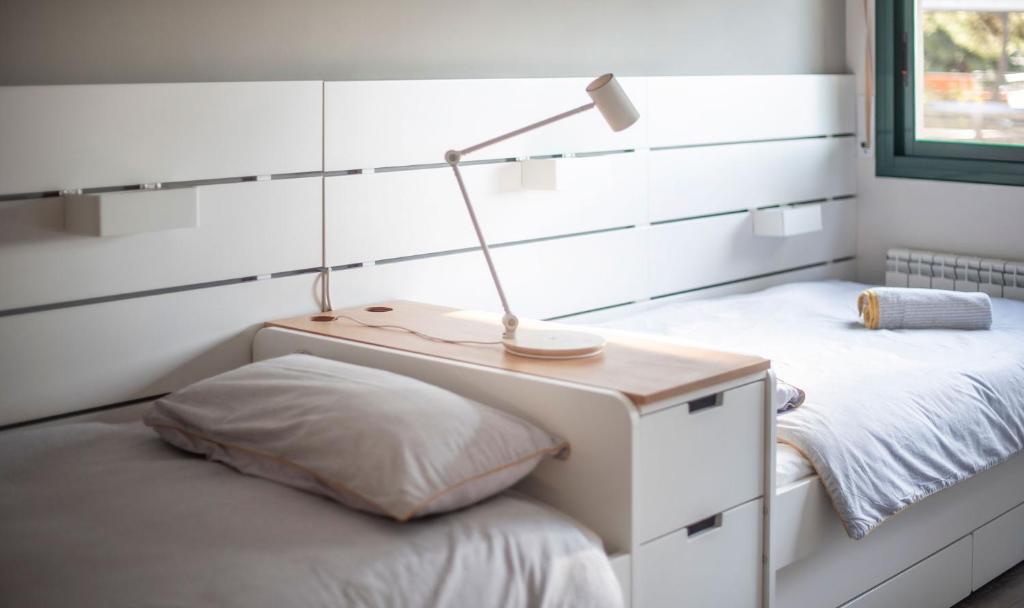 Postel nebo postele na pokoji v ubytování TarracoHomes, Town House La Mora
