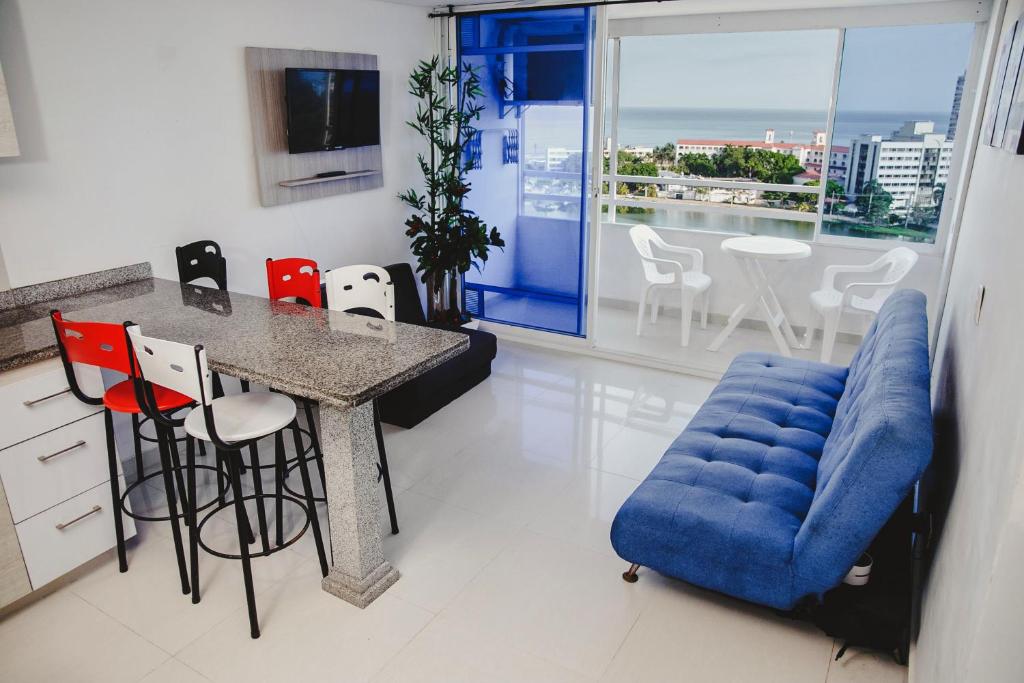 TV a/nebo společenská místnost v ubytování Apartamento piso 12 y 17 Welch