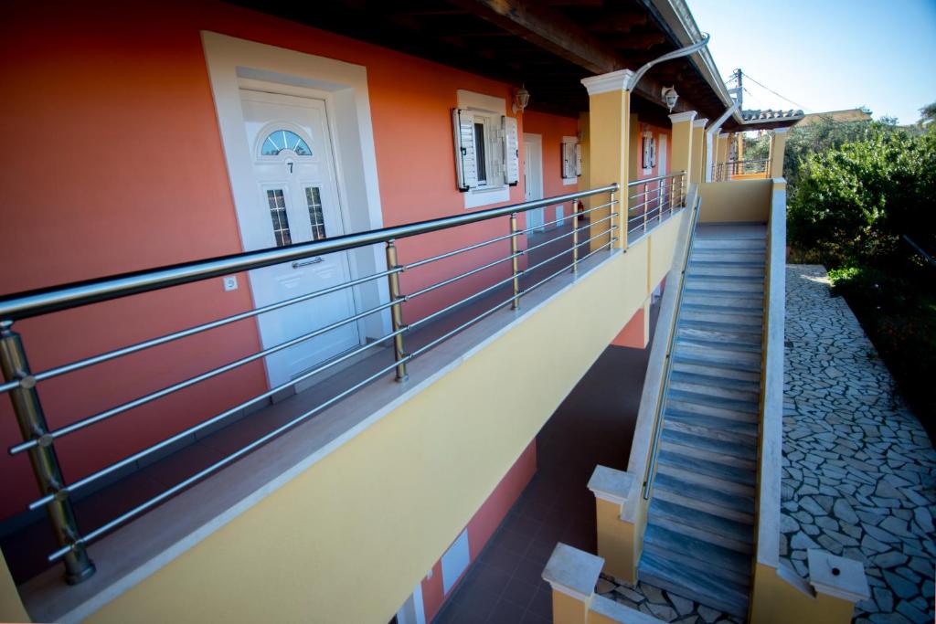 Balkón nebo terasa v ubytování John Apartments First Floor