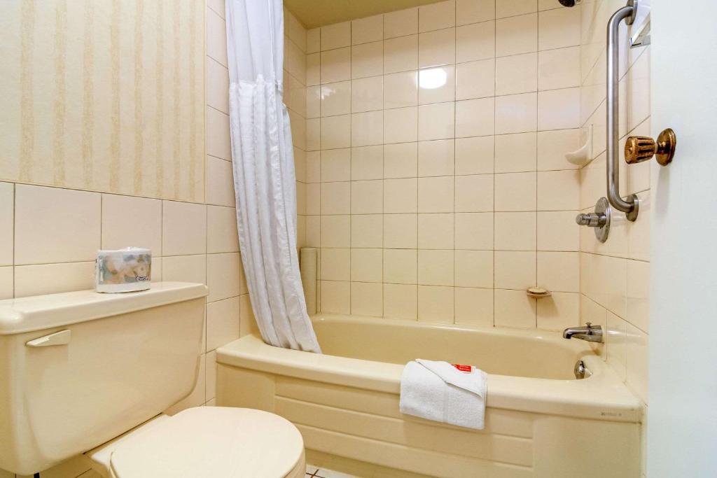 Koupelna v ubytování Econo Lodge Inn & Suites