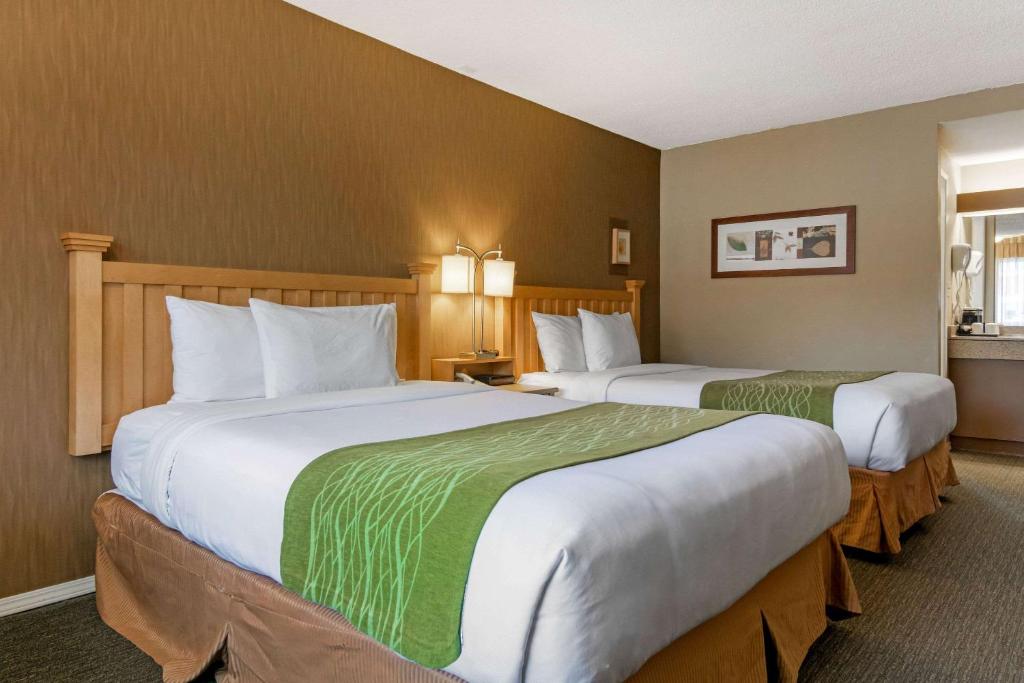 Postel nebo postele na pokoji v ubytování Econo Lodge Inn & Suites