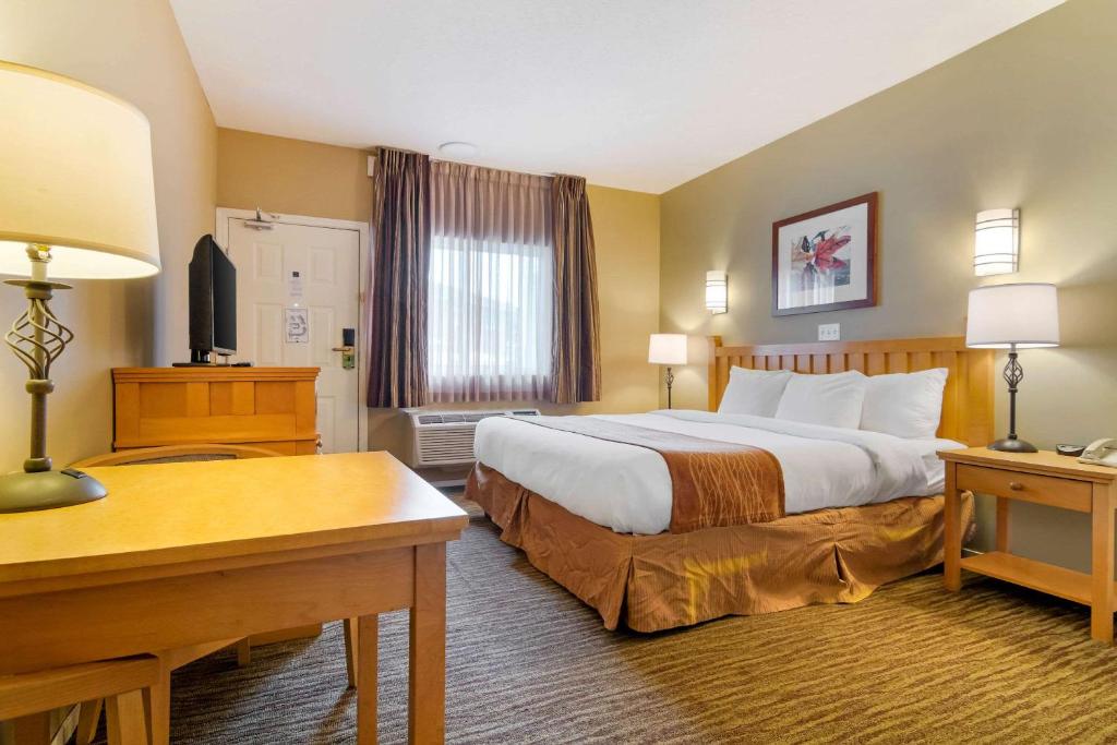 Postel nebo postele na pokoji v ubytování Econo Lodge Inn & Suites