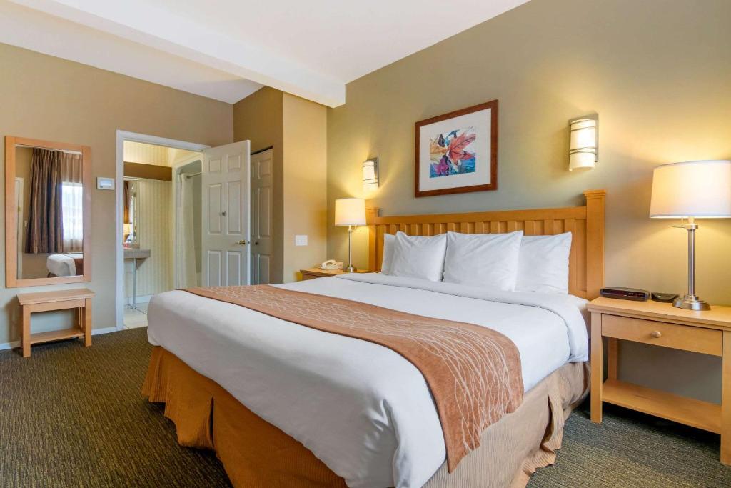Postel nebo postele na pokoji v ubytování Econo Lodge Inn & Suites