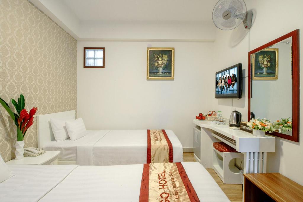 Postel nebo postele na pokoji v ubytování Palago mc Hotel Park View