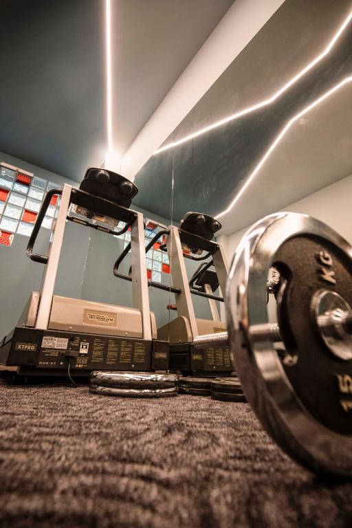 Fitness centrum a/nebo fitness zařízení v ubytování Vila Eden Boutique Hotel
