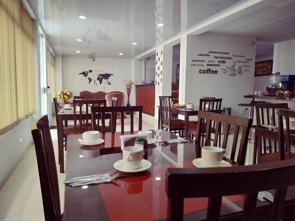 Restaurace v ubytování Hotel Confort Bogota
