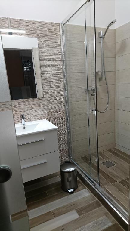 Kúpeľňa v ubytovaní Central Vendégház