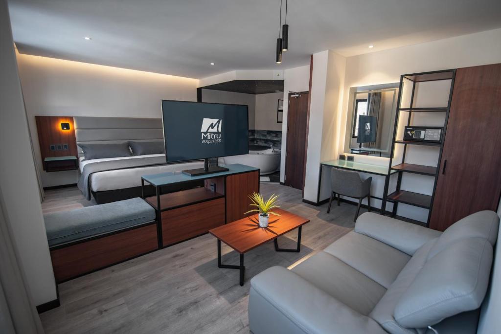 Posezení v ubytování Mitru Express Hotel