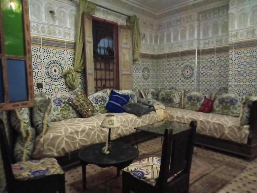 Zona d'estar a Riad Selma