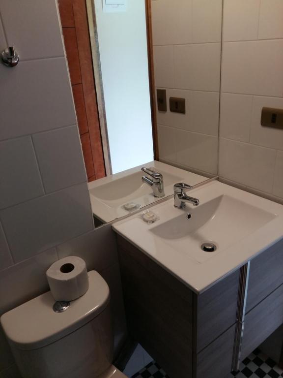 Koupelna v ubytování Lodging Quirinal