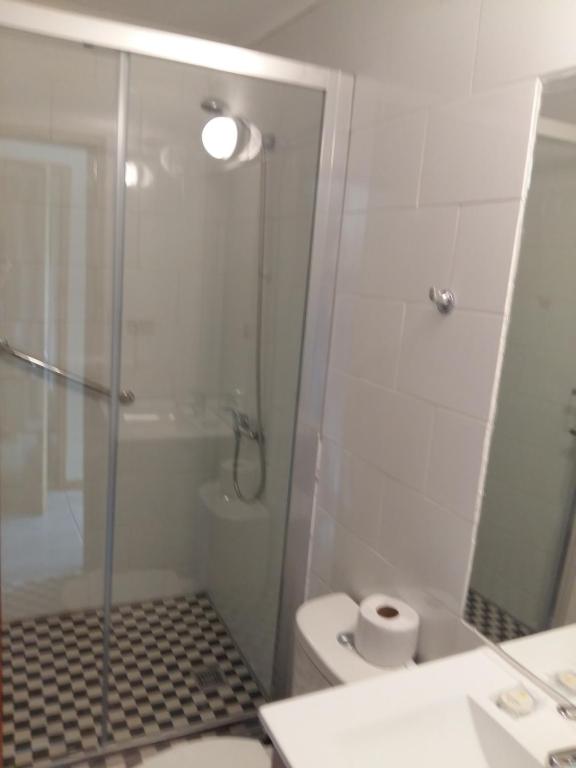 Koupelna v ubytování Lodging Quirinal