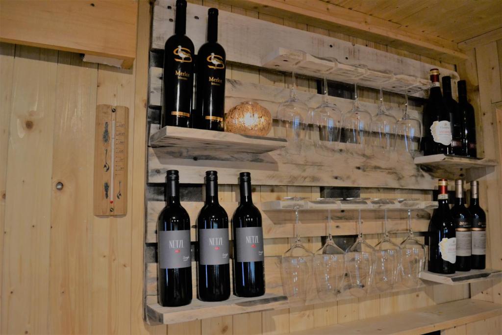 Nápoje v ubytování Landhaus Bad Hopfreben