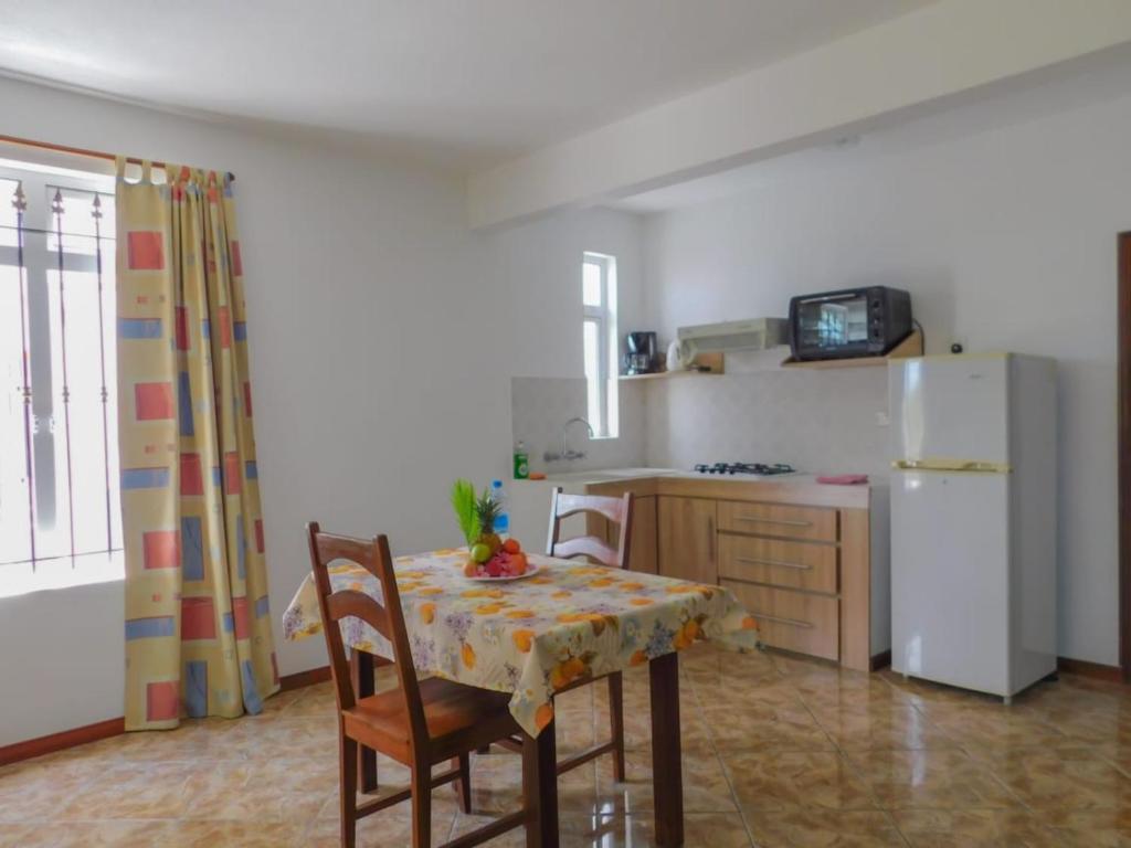 Kuchyň nebo kuchyňský kout v ubytování Tulsi Apartment & Studio