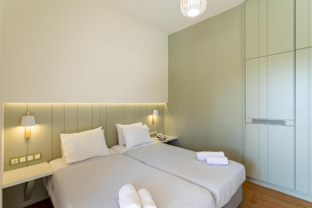 Posteľ alebo postele v izbe v ubytovaní Lefktron Hotel