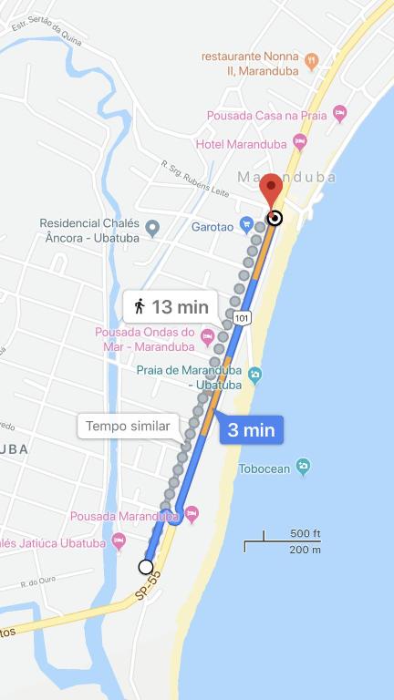 Apartamento familiar a 200m da areia da praia