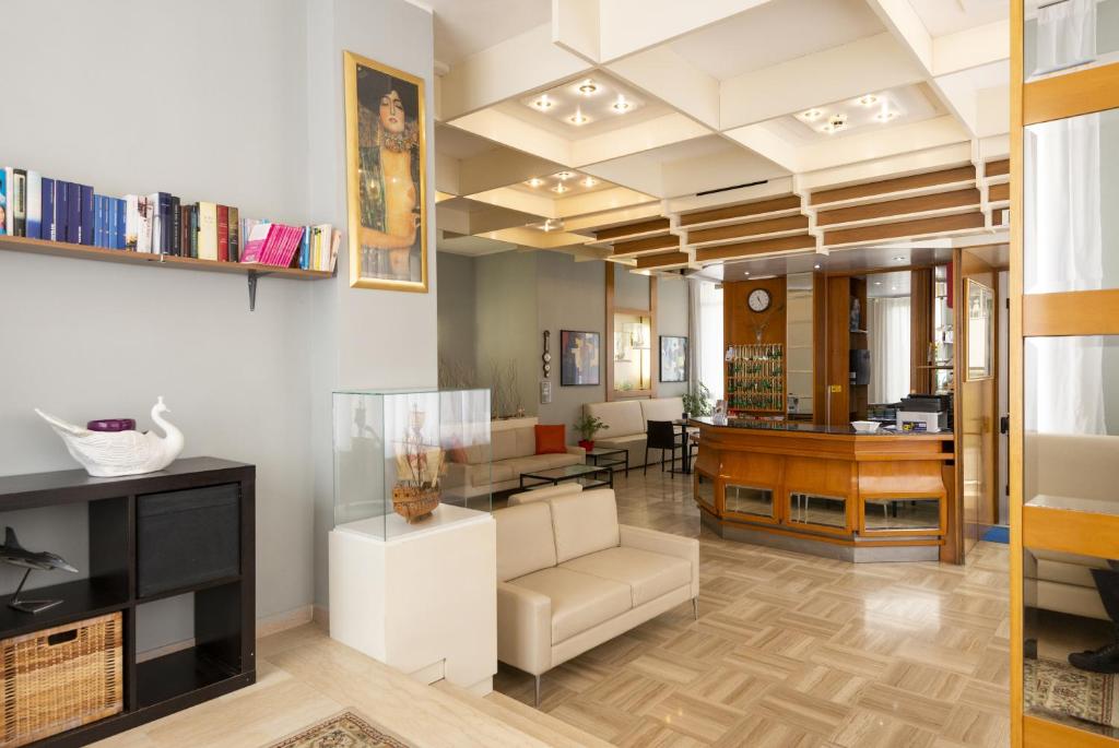 Posezení v ubytování Hotel Milena