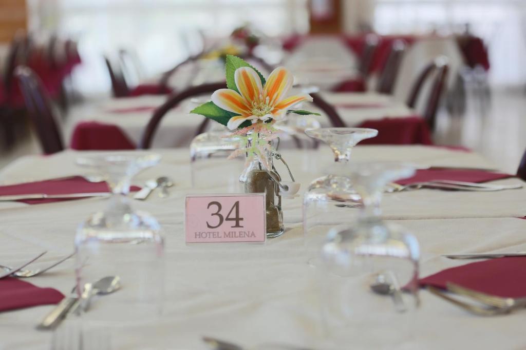 Restaurace v ubytování Hotel Milena