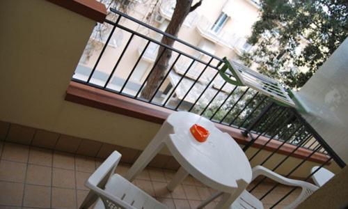 Balkón nebo terasa v ubytování Hotel Milena