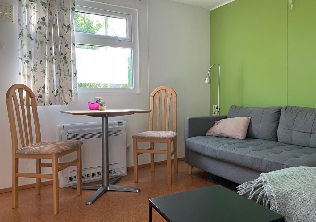 Posezení v ubytování Chaletparc Krabbenkreek Zeeland - Hotel rooms "Terra Mare"