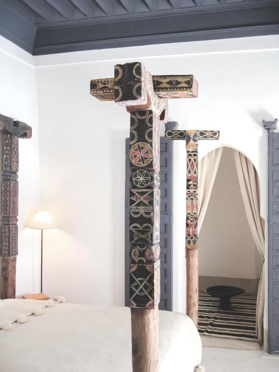 Postel nebo postele na pokoji v ubytování Riad Dar-K