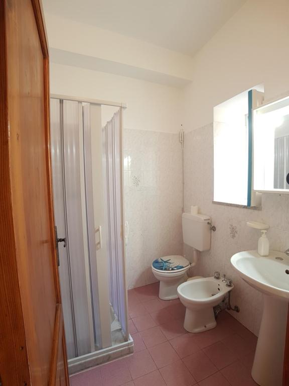 Koupelna v ubytování Casa Vittorio B&b