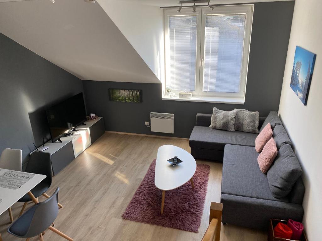 Posezení v ubytování Dolní Morava - Apartmány