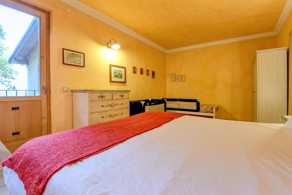 Posteľ alebo postele v izbe v ubytovaní Colleincanto Appartamento Torretta