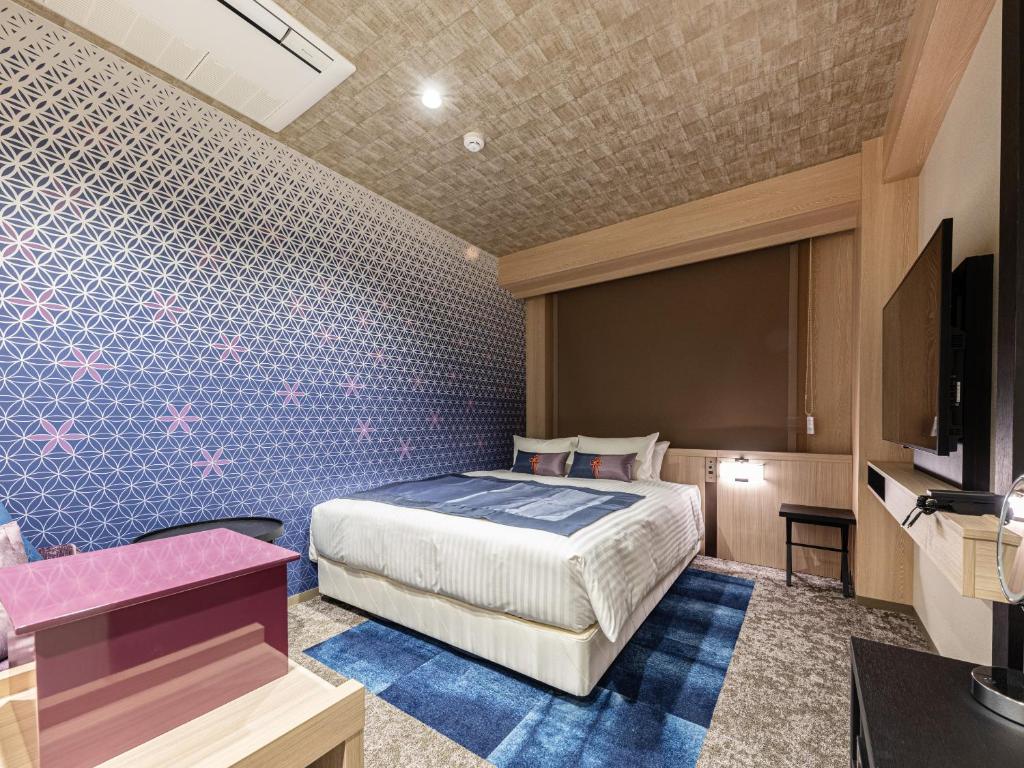 TV a/nebo společenská místnost v ubytování Hotel Musse Kyoto Shijo Kawaramachi Meitetsu
