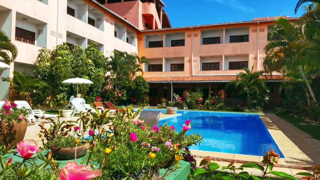 Bazén v ubytování Quiriri Park Hotel nebo v jeho okolí