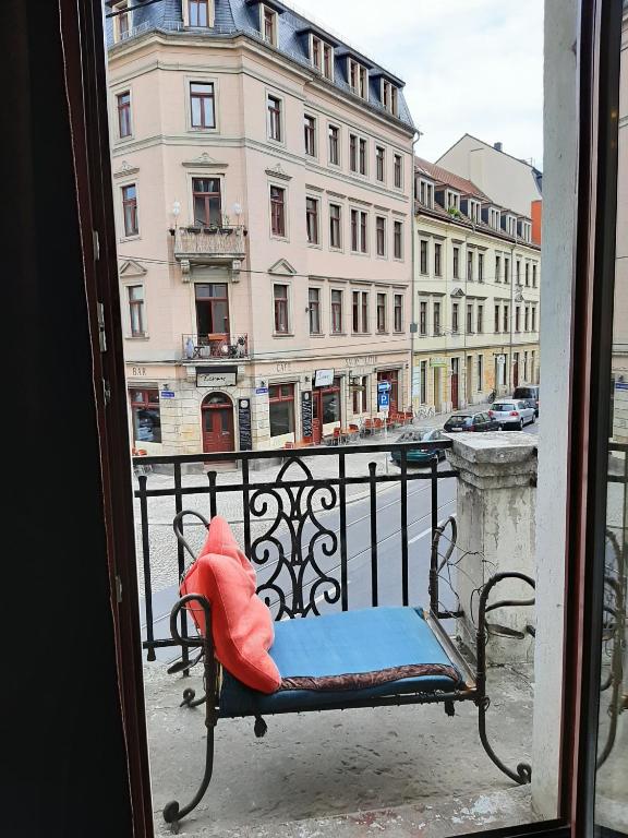 Balkón nebo terasa v ubytování Hostel Lollis Homestay Dresden