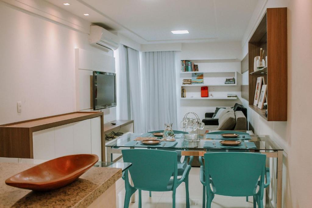  Qavi - Flat em Resort Beira Mar Cotovelo #InMare224